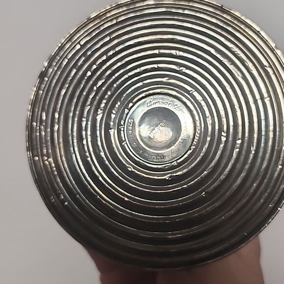 Crest Silver Co Sterling Silver Weighted Candlesticks Candle Holders 925 - Picture 7 of 8